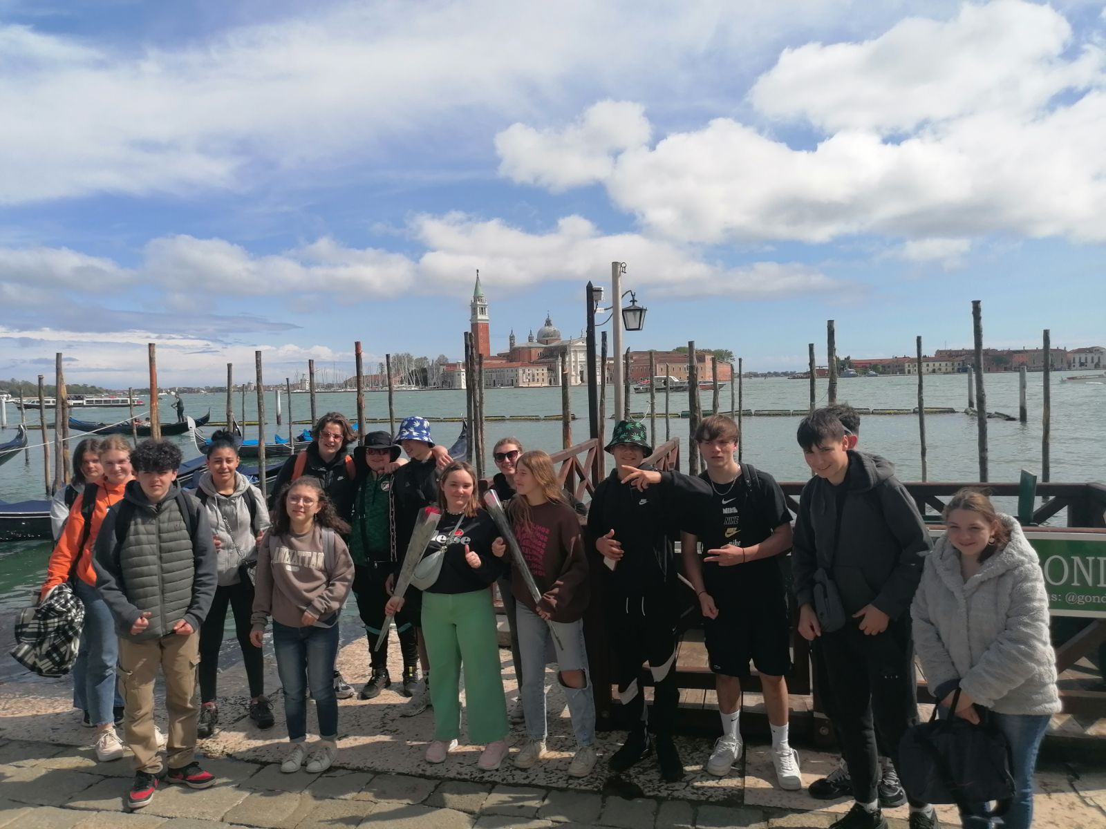 Elèves de 3ème en séjour Erasmus en Italie Mai 2023